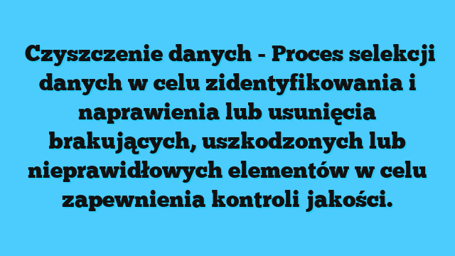 Data cleaning 7 Data cleaning